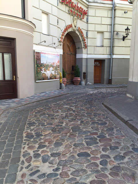 Cobblestones In Riga Latvia